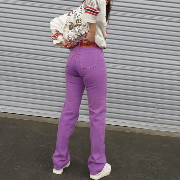 Amethyst highwaist Levi's 501 - Picture 3 of 4